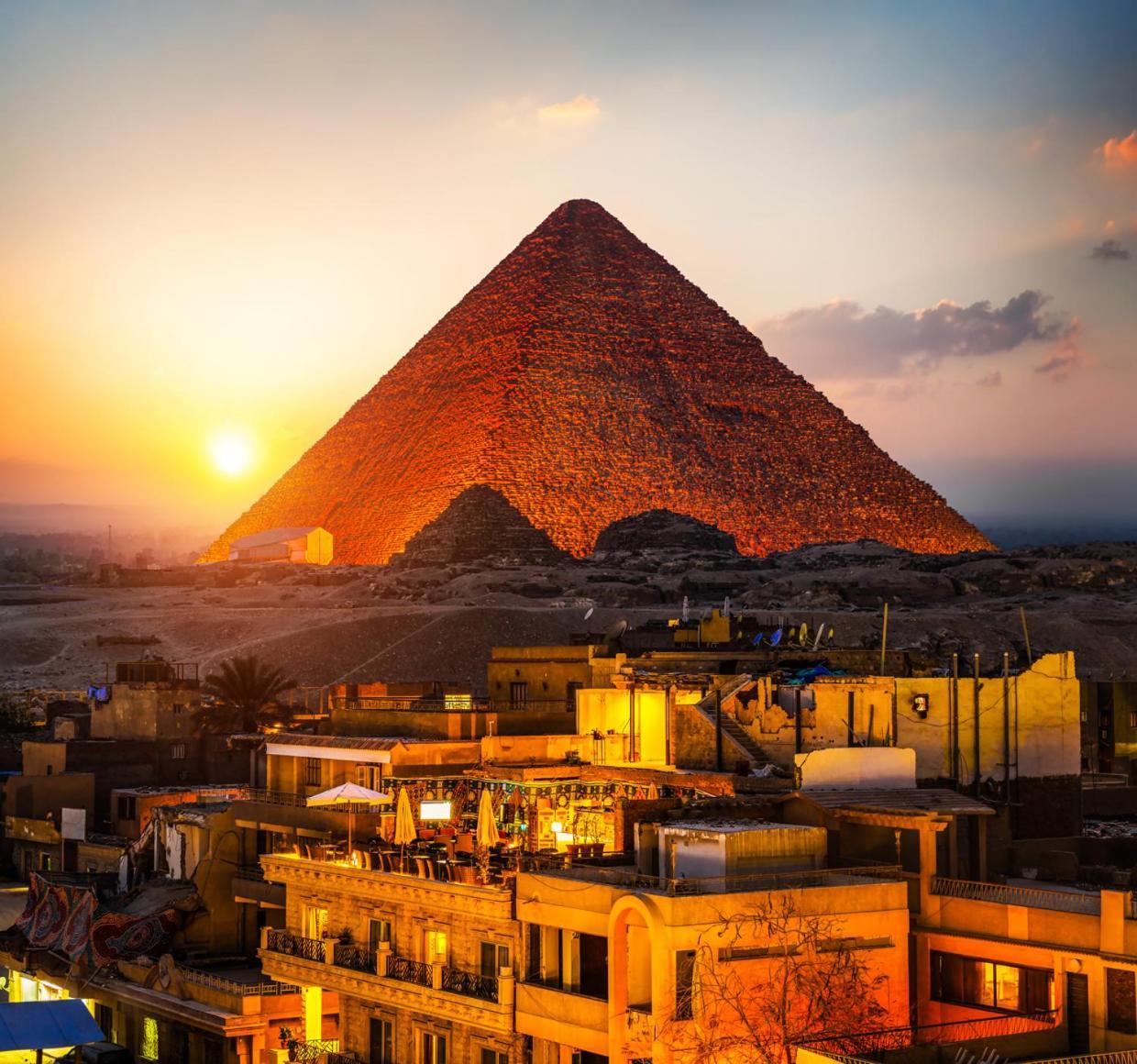 Готель Alaa Eldein Pyramids Lights Kafrat al Jabal Екстер'єр фото